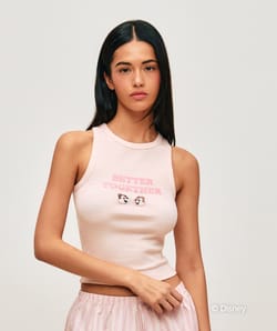 Tic and Tac jersey tank top;