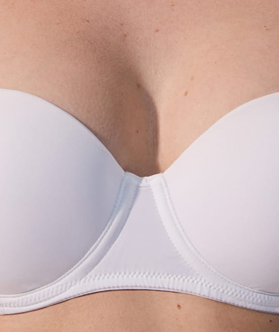 Microfiber bandeau bra;