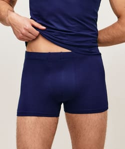 Cotton tank top and boxer set;