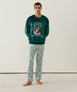 Sweatshirt velours Grinch;