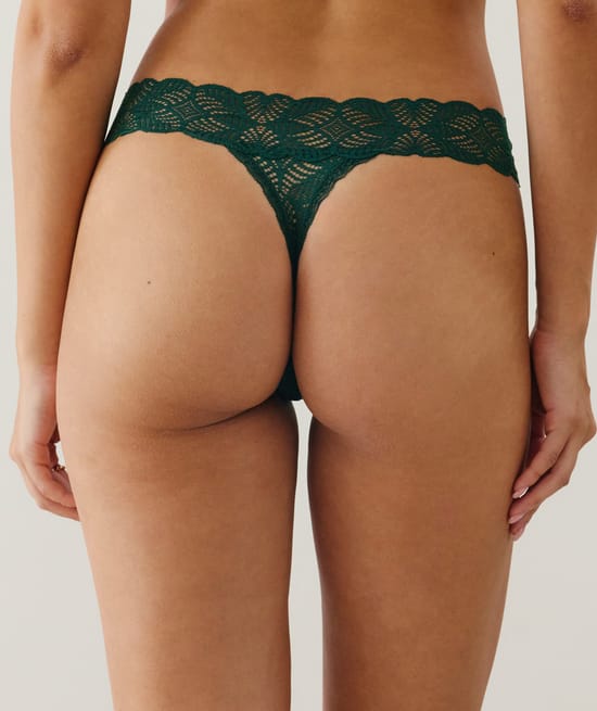 Lace thong;