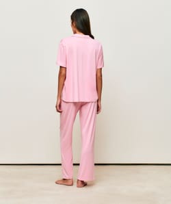 Set chemise &agrave; manches courtes et pantalon en jersey ;
