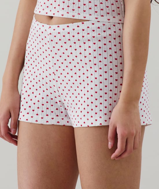 Short de punto calado;