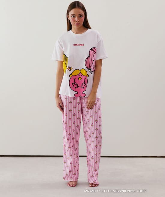 Top en jersey Little Miss;