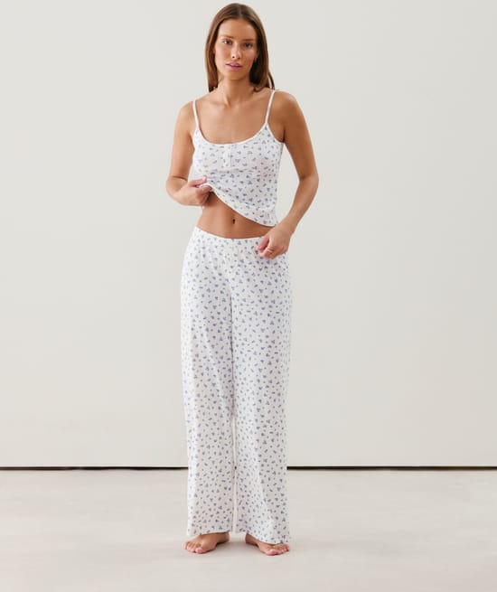 Pantalon en pointelle;