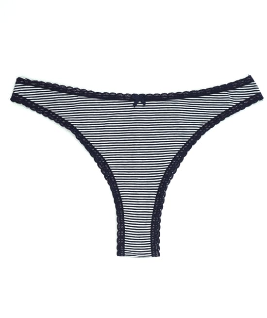 Tanga de algodón;