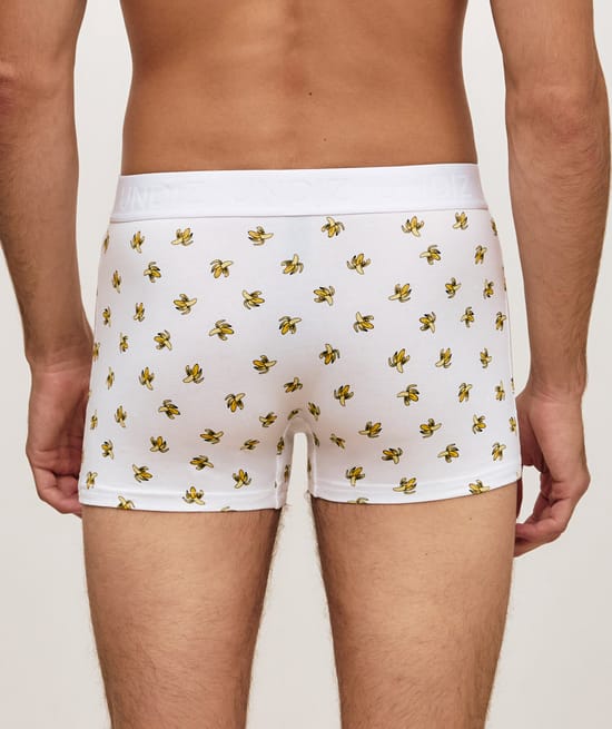 Boxershorts met bananenpatroon;