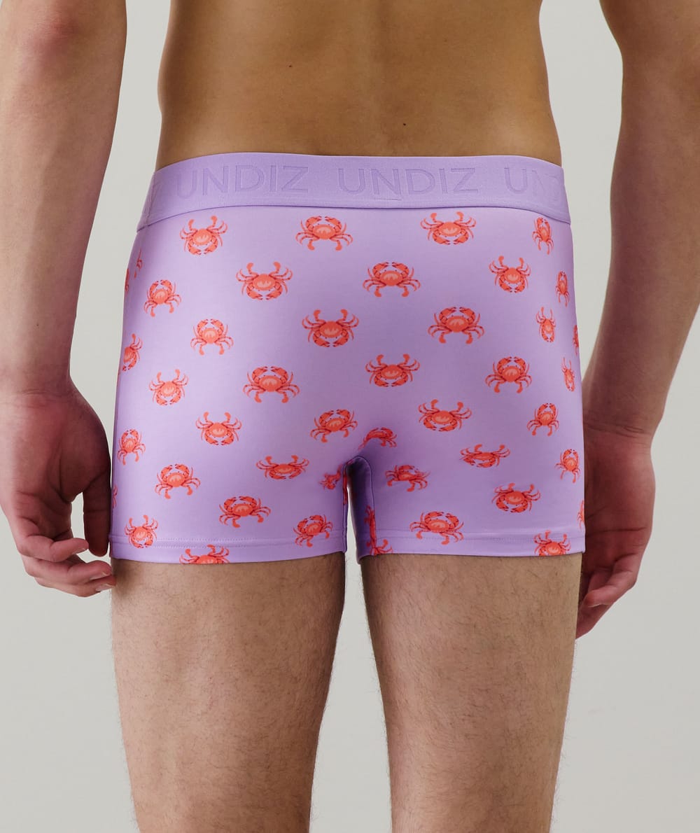 Cotton boxer shorts with pattern;