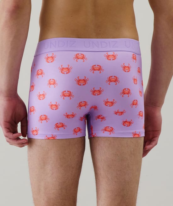 Cotton boxer shorts with pattern;