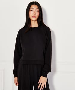 Sweatshirt van fleece;