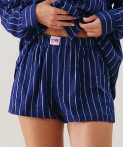 Short en flanelle;