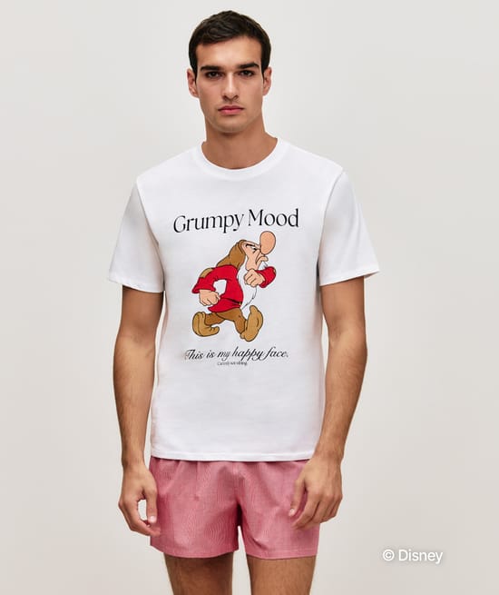 Grumpy t-shirt and boxer set;
