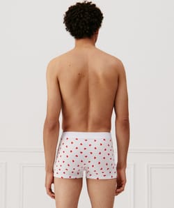 Bóxers con estampado de corazones;