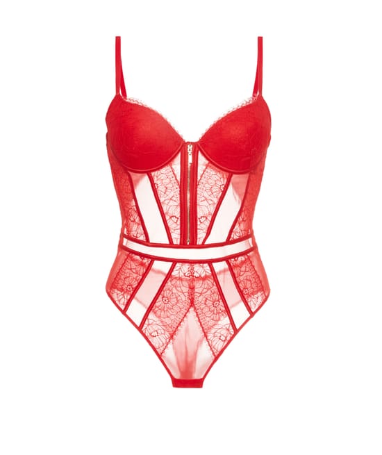 Body ampliforme en dentelle;