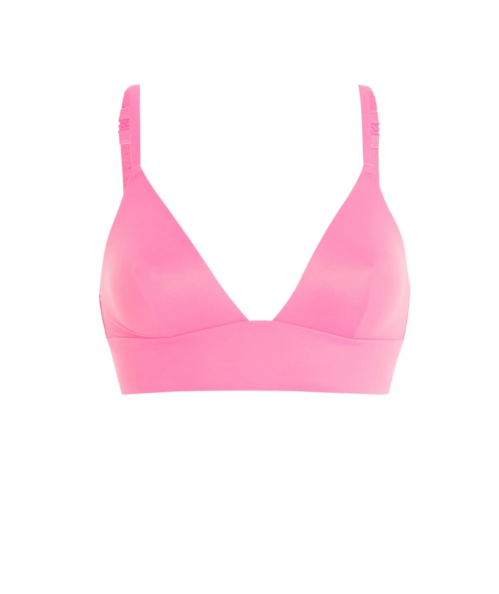 Soutien-gorge triangle en microfibre;