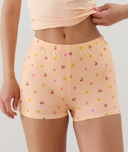 Short en jersey à motifs;