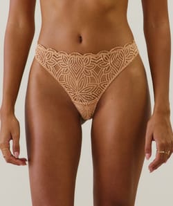 Lace thong;