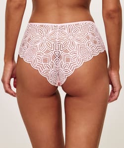 Lace shorts;