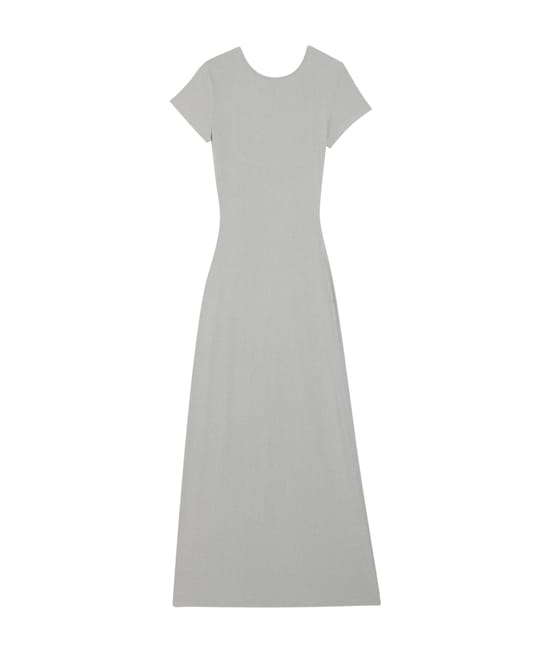 Lange jersey jurk;