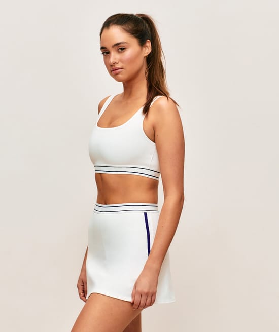 Sport short skirt in microfiber;