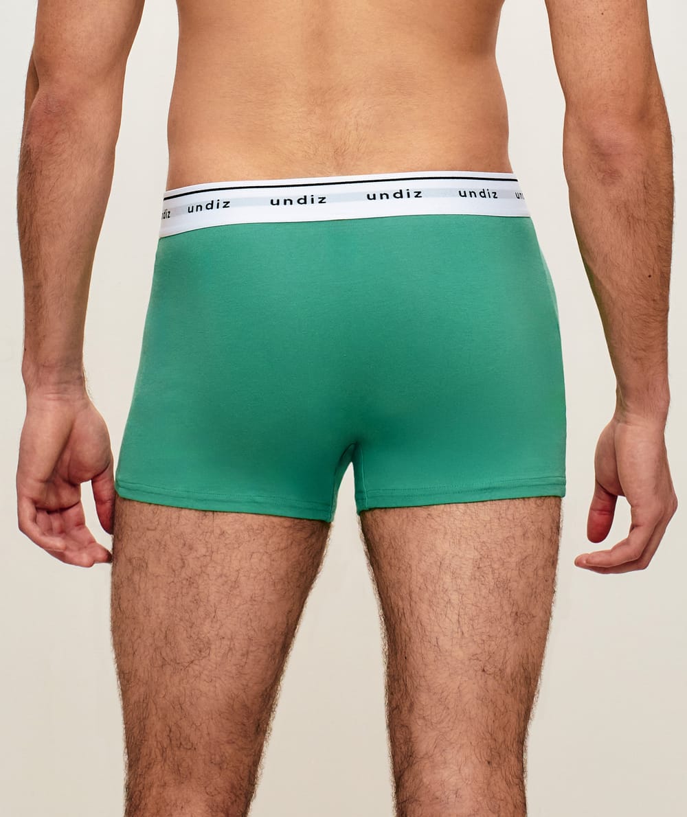 Green cotton boxer;