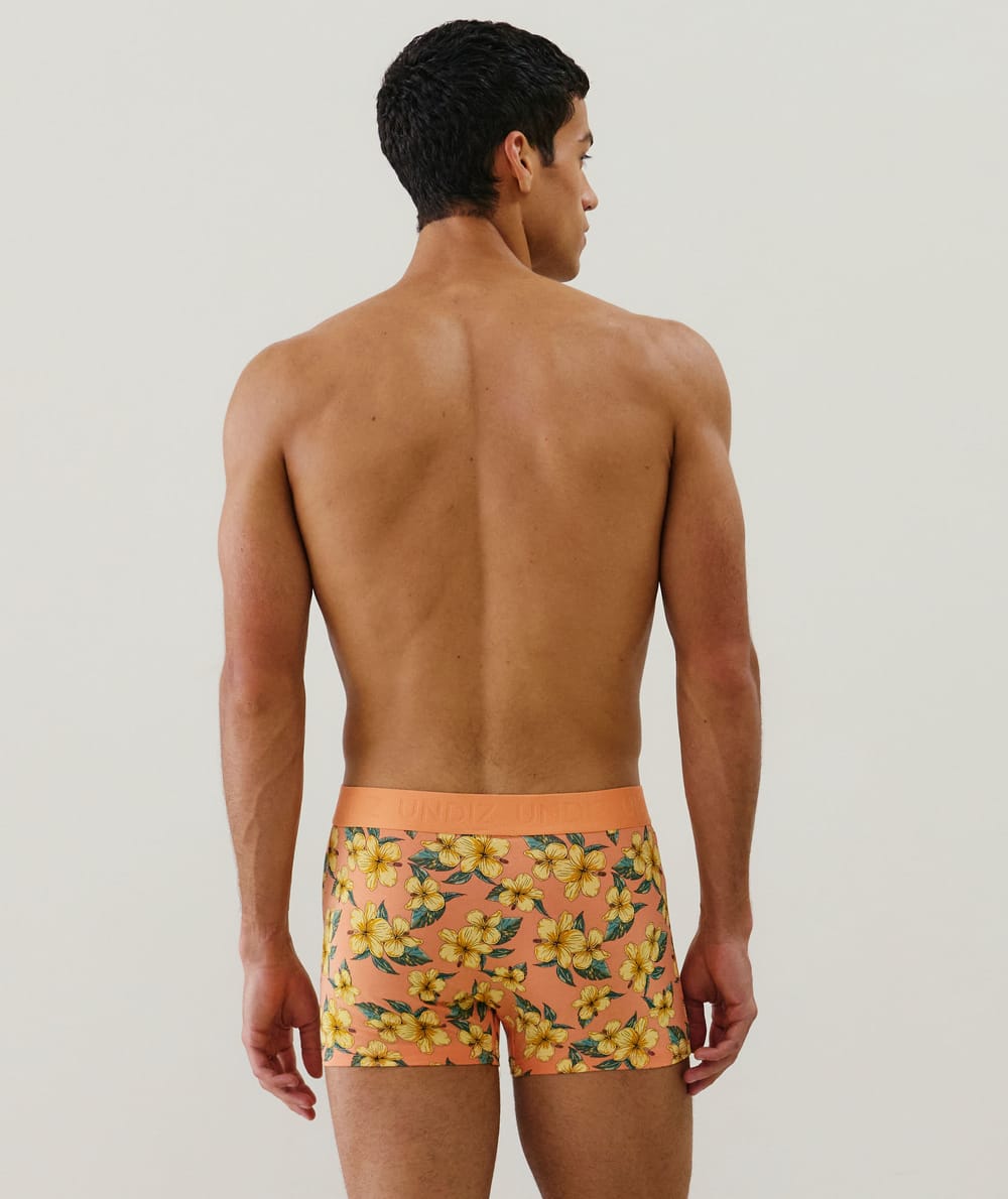 Boxer à motifs en coton;