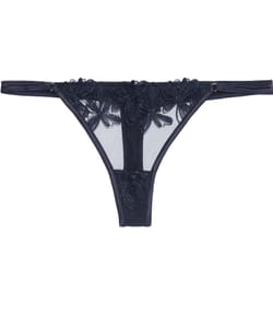 Embroidered thong;