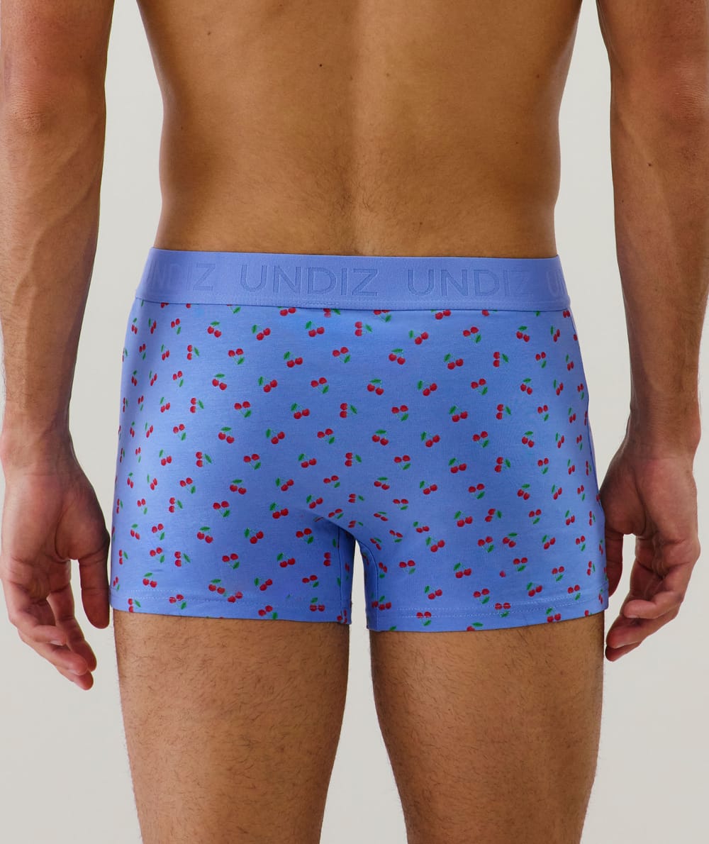 Boxer à motifs en coton;