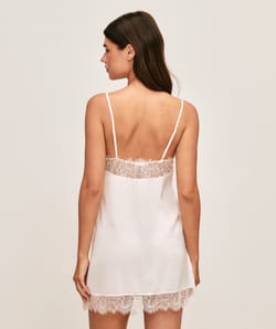 Satin dress;