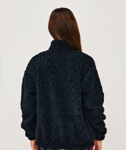 Veste en polaire torsad&eacute;e;