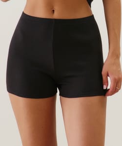 Short de punto acanalado;