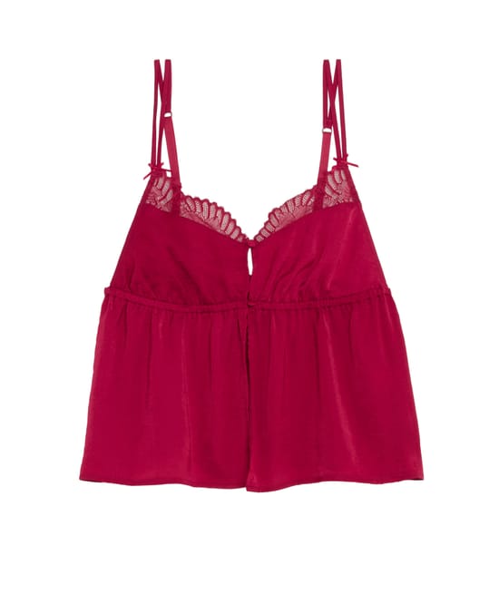 Satin top;
