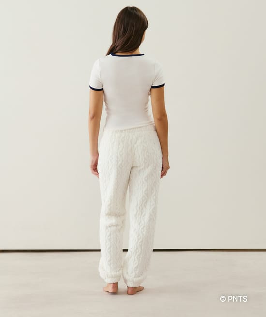 Pantalón de sherpa Snoopy;