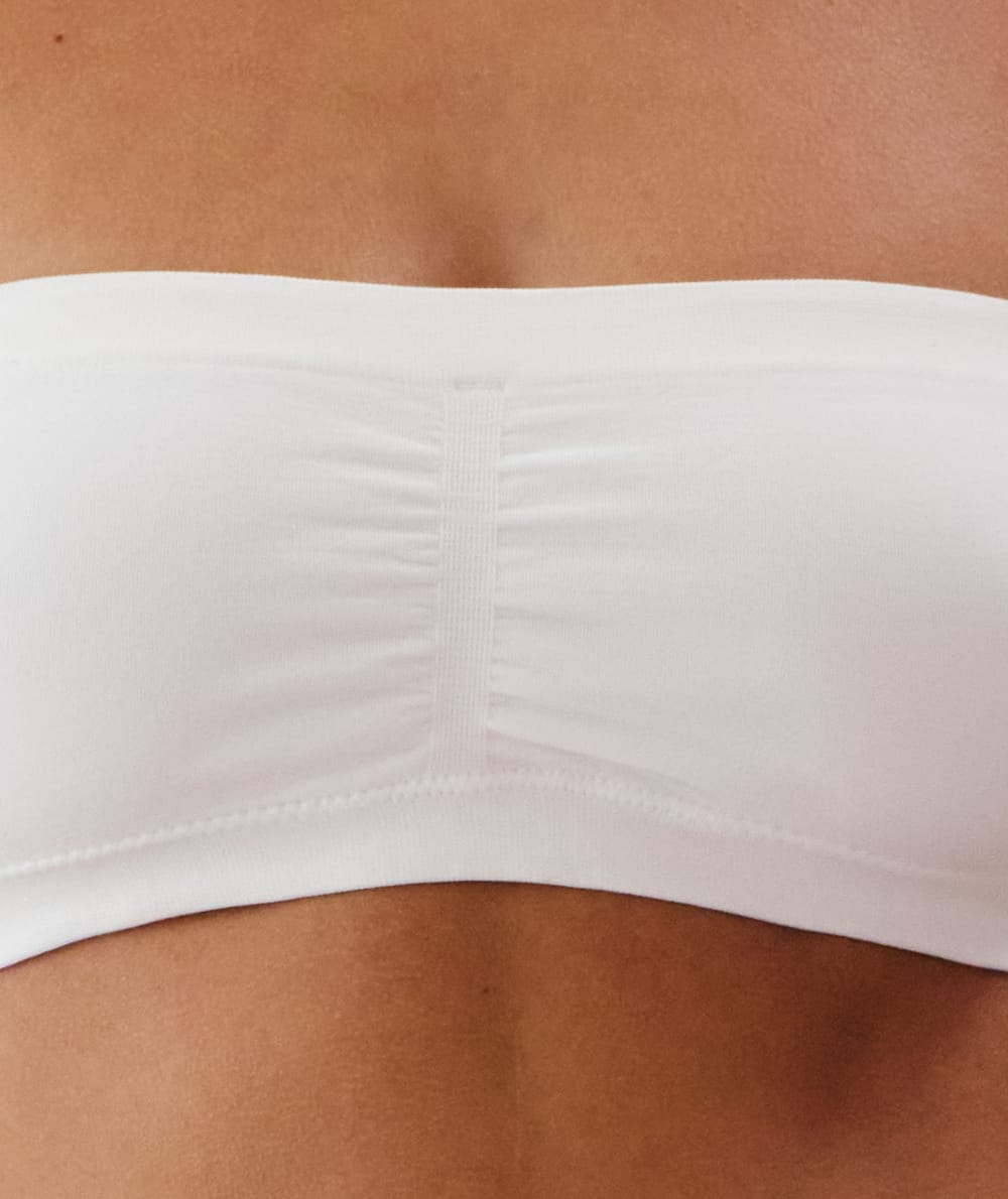 Weißer Bandeau-BH Brooklyniz;
