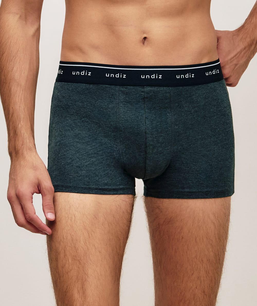 Boxer uni en coton;