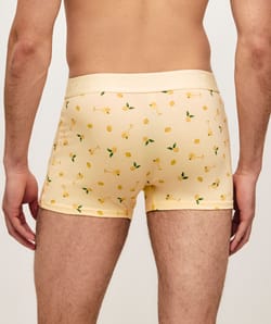 Boxer en coton imprim&eacute; cocktails et citrons;