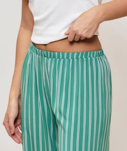 Striped trousers;