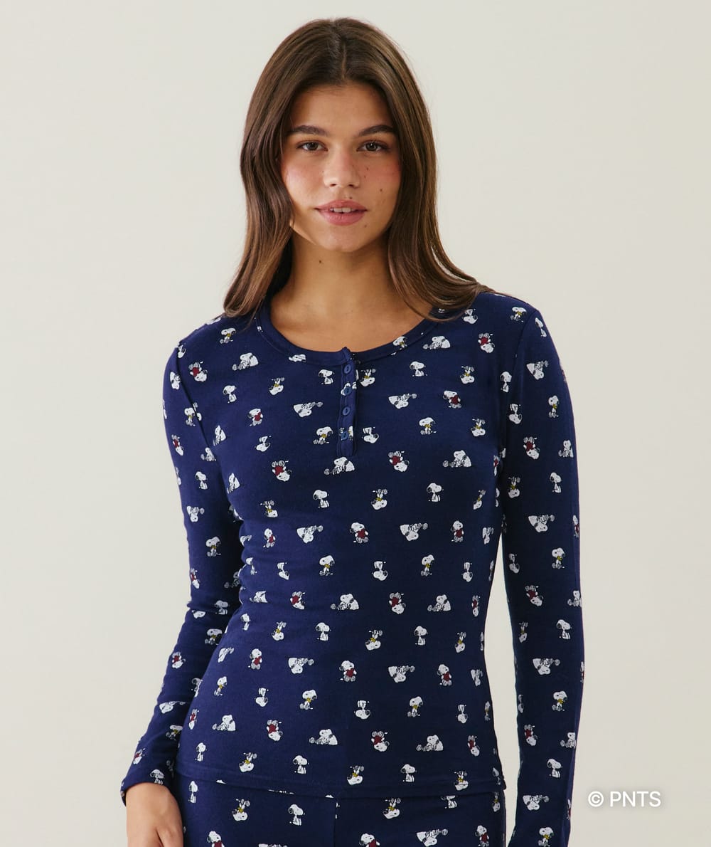 T-shirt manches longues Snoopy;