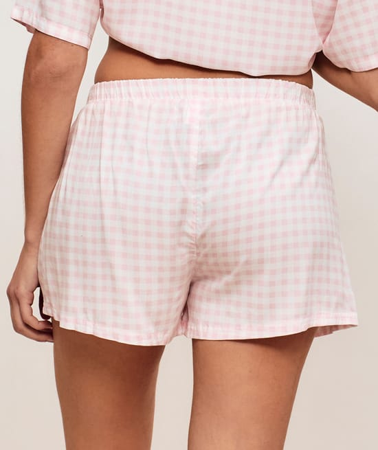 Heart print pyjama set;