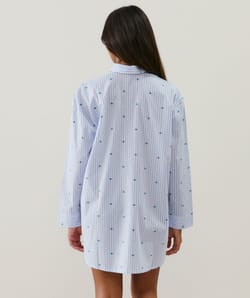 Camisa vestido de algodón;