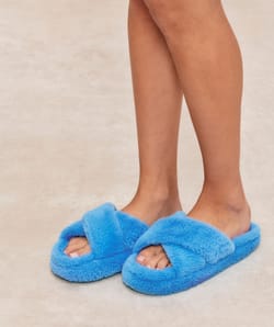 Fleece slippers;