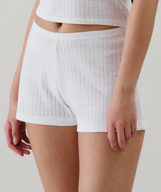 Pointelle Shorts;