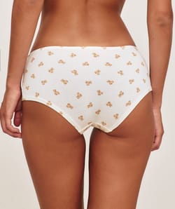 Set of 3 cotton patterned shorties;