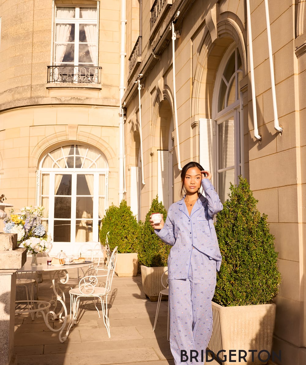 BRIDGERTON cotton trousers;