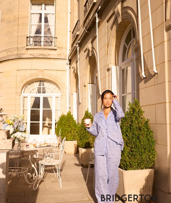 BRIDGERTON cotton trousers;