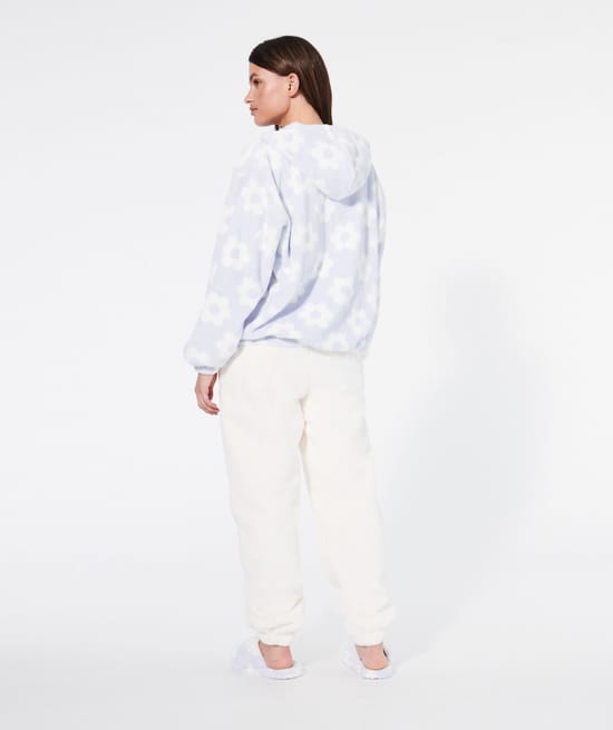 Zipped fleece jacket;