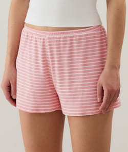 Short en jersey c&ocirc;tel&eacute;;