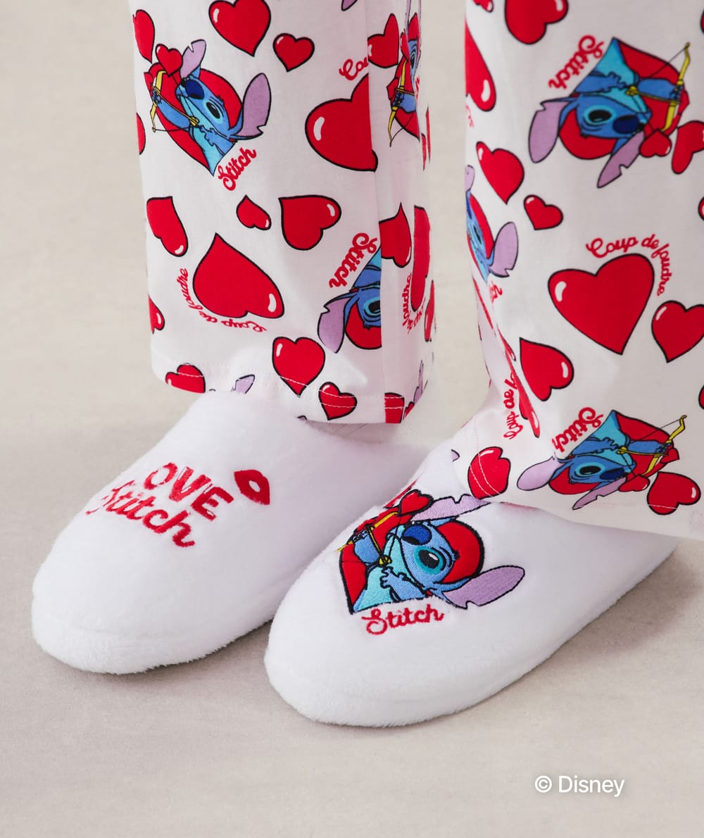 Chaussons en polaire Stitch;
