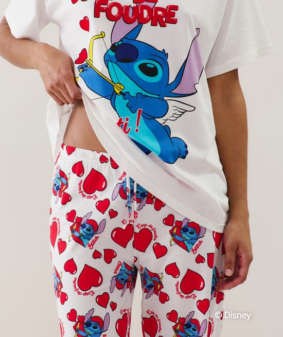 Pantalon en jersey Stitch -Coup de foudre -;