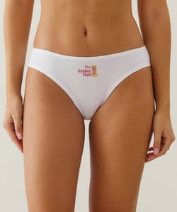 Pack of 3 patterned cotton knickers;